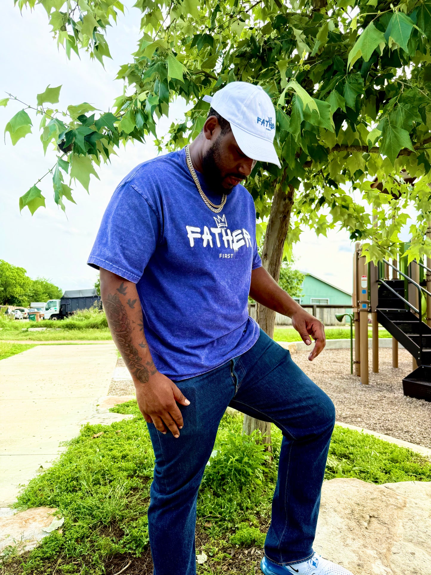 White w/ Blue FF Hat