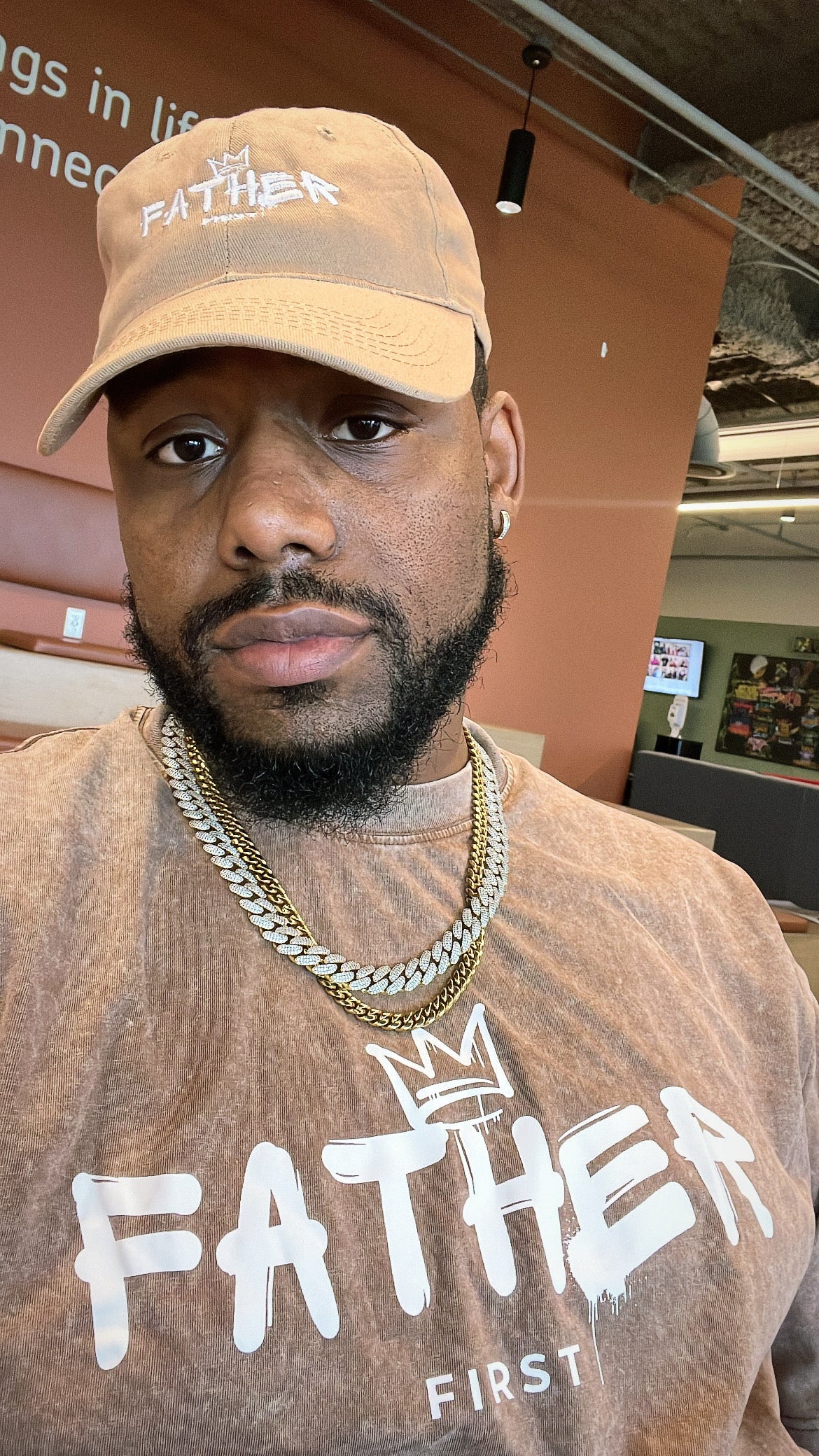 Beige FF Hat